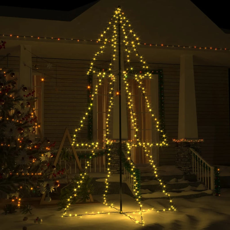 Christmas Cone Tree 300 LEDs Indoor and Outdoor 120x220 cm Payday Deals