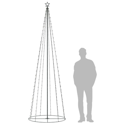 Christmas Cone Tree 330 Warm White LEDs Decoration 100x300 cm Payday Deals