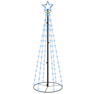 Christmas Cone Tree Blue 108 LEDs 70x180 cm Payday Deals