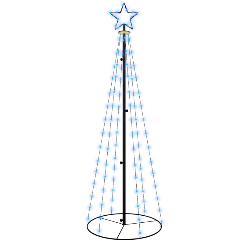 Christmas Cone Tree Blue 108 LEDs 70x180 cm Payday Deals
