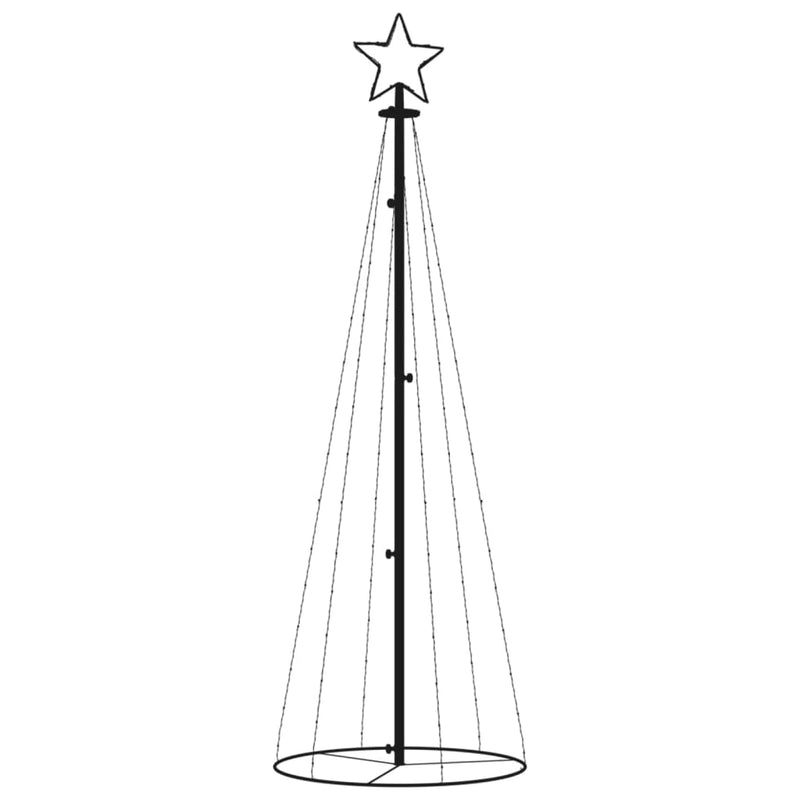 Christmas Cone Tree Blue 108 LEDs 70x180 cm Payday Deals