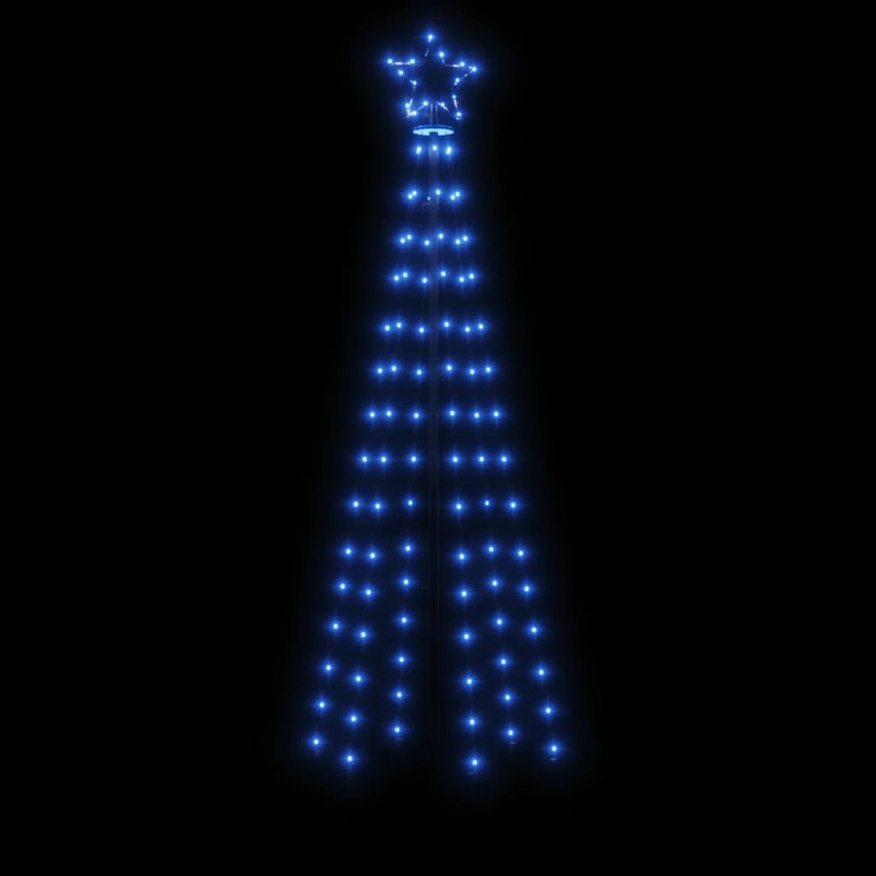 Christmas Cone Tree Blue 108 LEDs 70x180 cm Payday Deals
