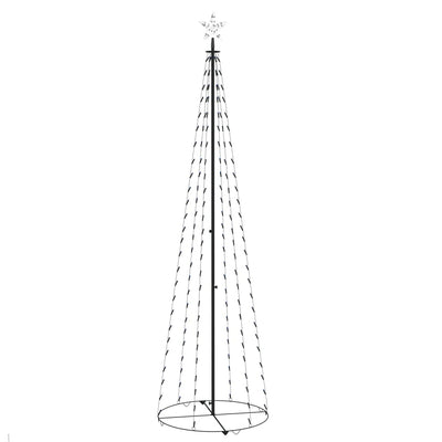 Christmas Cone Tree Blue 136 LEDs Decoration 70x240 cm Payday Deals