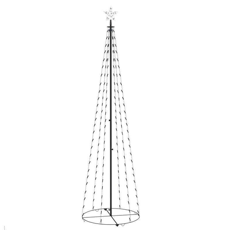 Christmas Cone Tree Blue 136 LEDs Decoration 70x240 cm Payday Deals