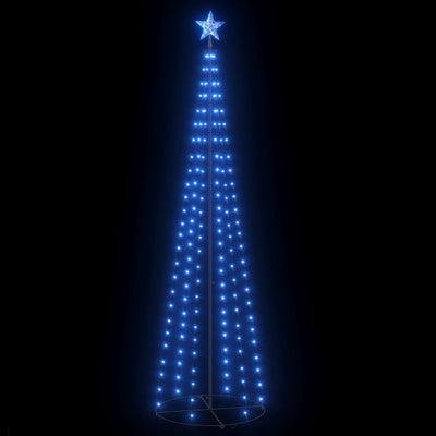 Christmas Cone Tree Blue 136 LEDs Decoration 70x240 cm Payday Deals
