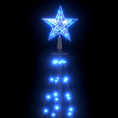 Christmas Cone Tree Blue 136 LEDs Decoration 70x240 cm Payday Deals