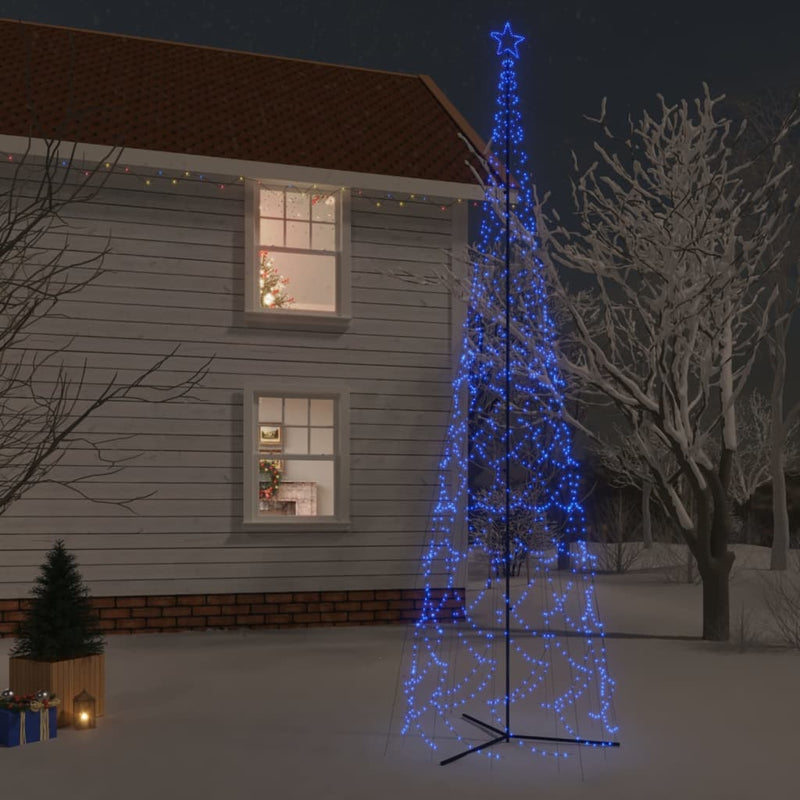 Christmas Cone Tree Blue 3000 LEDs 230x800 cm Payday Deals