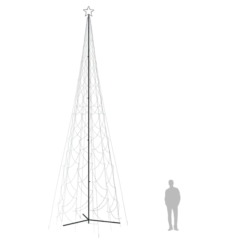 Christmas Cone Tree Blue 3000 LEDs 230x800 cm Payday Deals