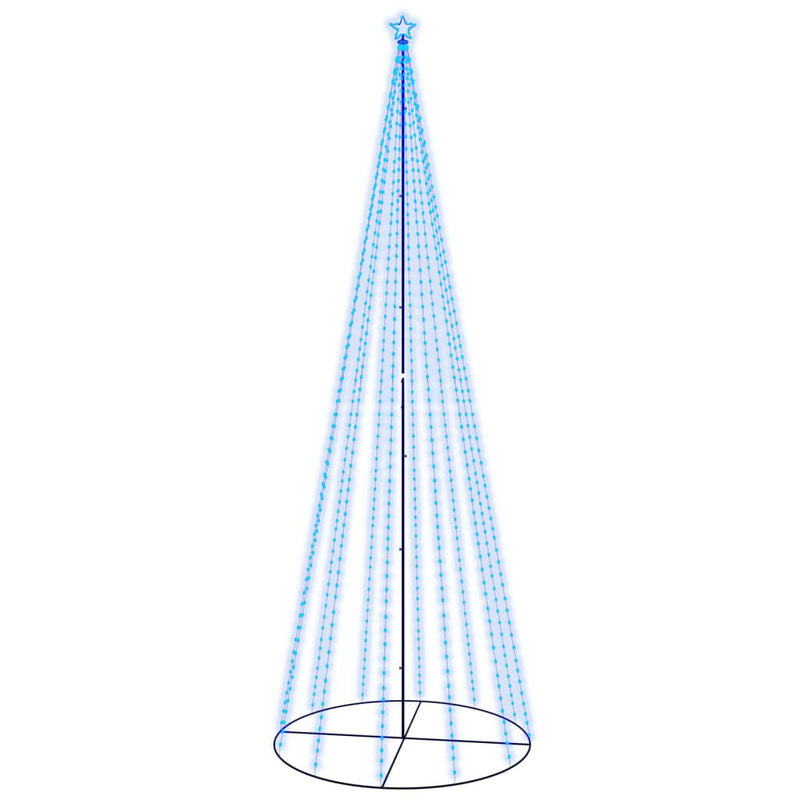 Christmas Cone Tree Blue 732 LEDs 160x500 cm Payday Deals