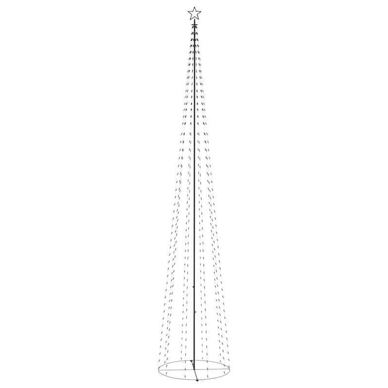 Christmas Cone Tree Blue 732 LEDs 160x500 cm Payday Deals