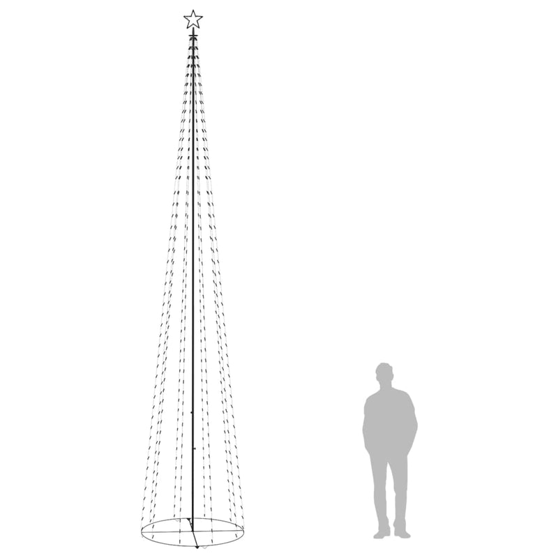 Christmas Cone Tree Blue 732 LEDs 160x500 cm Payday Deals