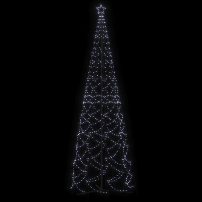 Christmas Cone Tree Cold White 1400 LEDs 160x500 cm Payday Deals