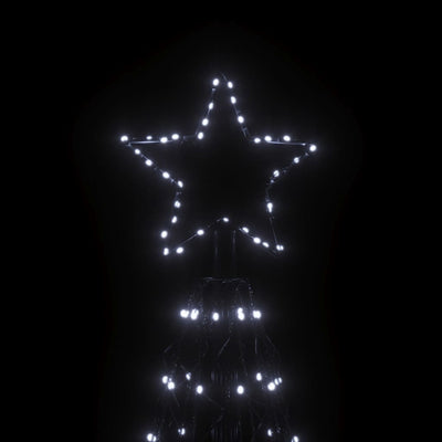 Christmas Cone Tree Cold White 1400 LEDs 160x500 cm Payday Deals