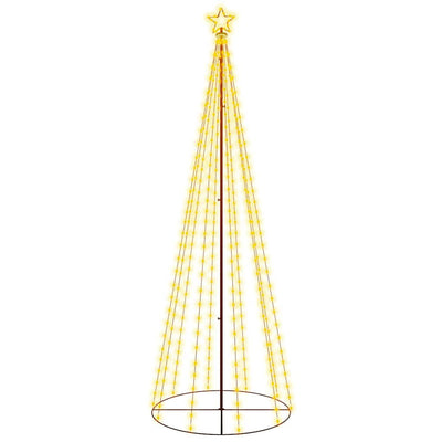 Christmas Cone Tree Warm White 310 LEDs 100x300 cm Payday Deals