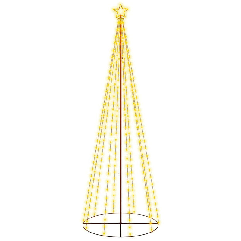 Christmas Cone Tree Warm White 310 LEDs 100x300 cm Payday Deals
