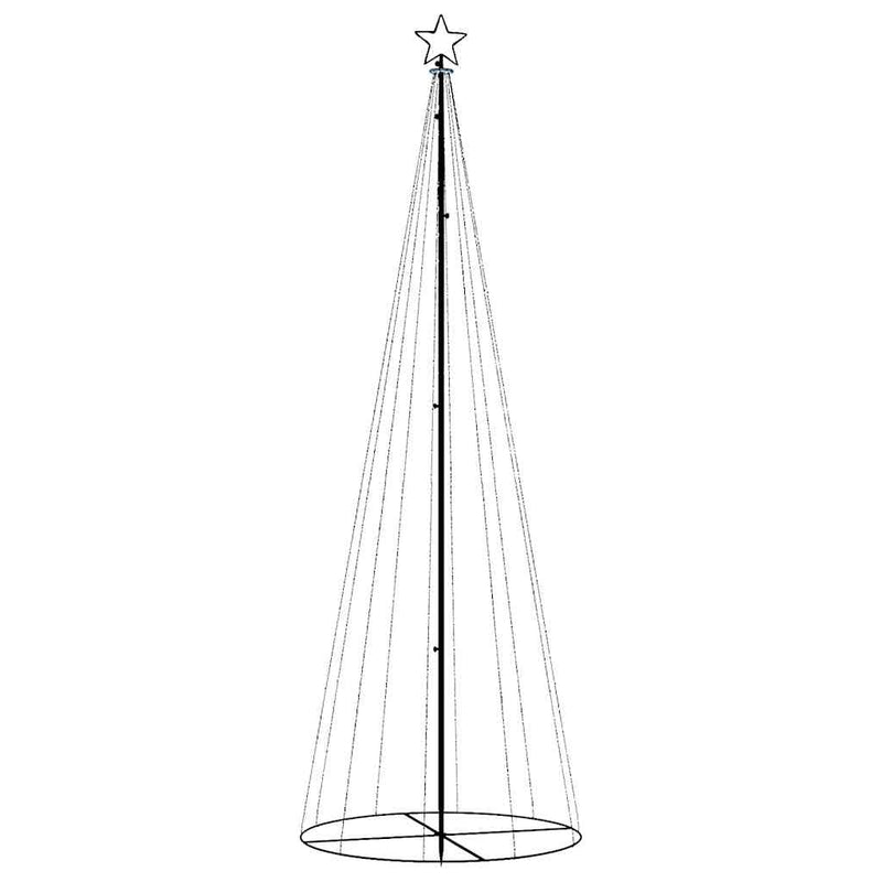 Christmas Cone Tree Warm White 310 LEDs 100x300 cm Payday Deals