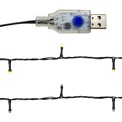 Christmas Garland with LED Lights 10 m Gold Payday Deals