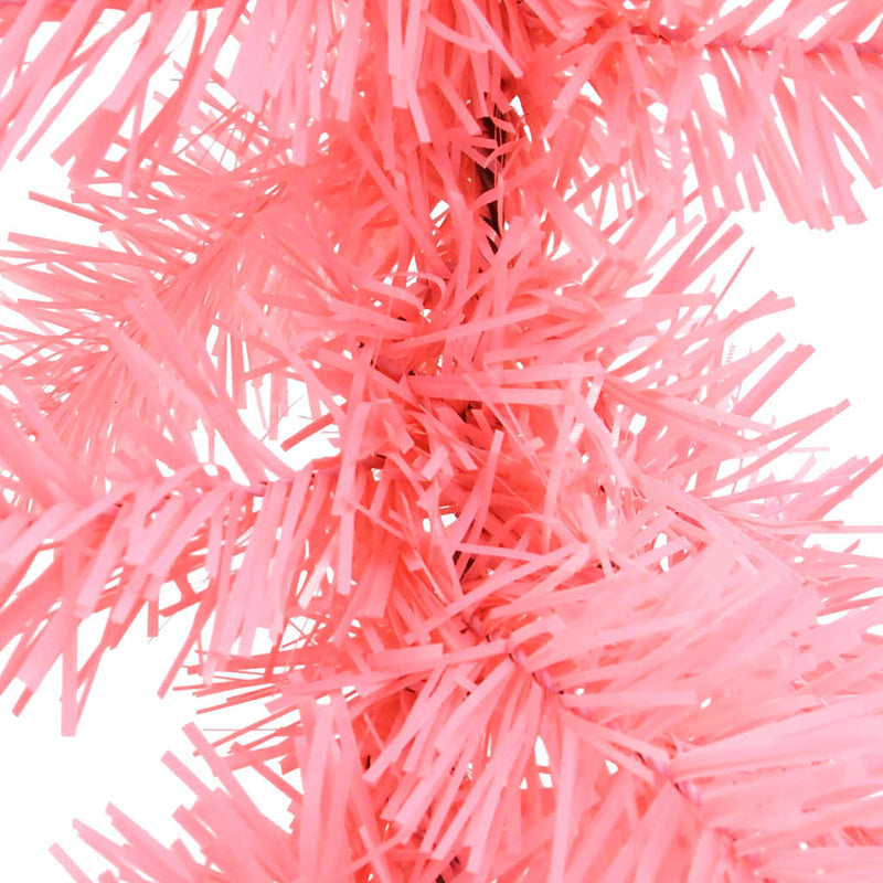 Christmas Garland with LED Lights 10 m Pink Payday Deals