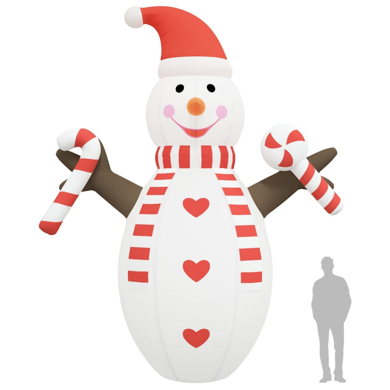 Christmas Inflatable Snowman with LEDs 630 cm Payday Deals