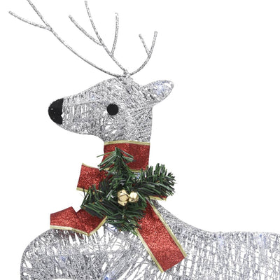 Christmas Reindeers 4 pcs Silver 80 LEDs Payday Deals