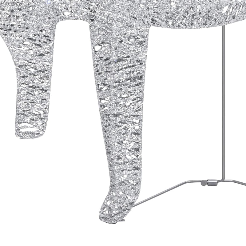 Christmas Reindeers 4 pcs Silver 80 LEDs Payday Deals