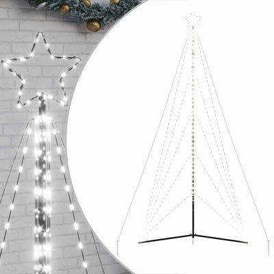 Christmas Tree Light 615 LEDs Cold White 404.5 cm Payday Deals