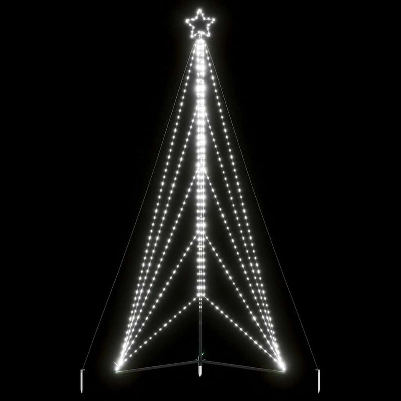 Christmas Tree Light 615 LEDs Cold White 404.5 cm Payday Deals