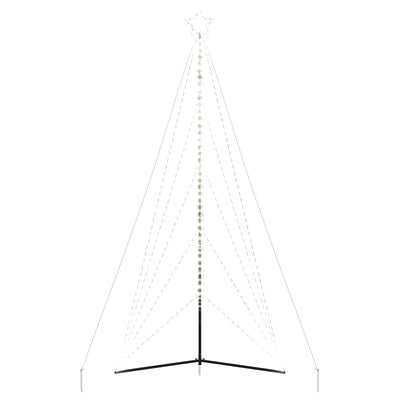 Christmas Tree Light 615 LEDs Cold White 404.5 cm Payday Deals