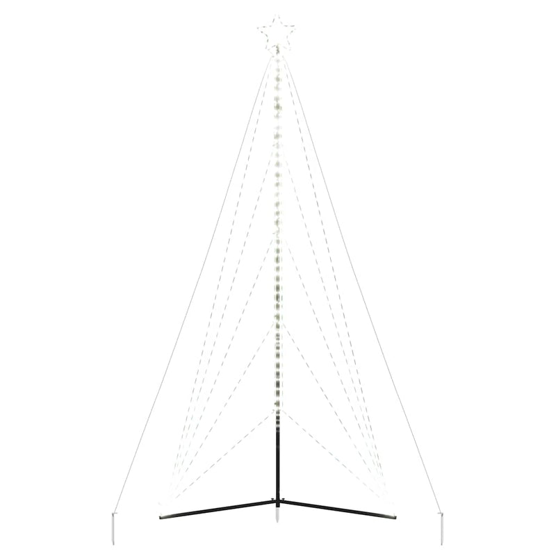 Christmas Tree Light 615 LEDs Cold White 404.5 cm Payday Deals