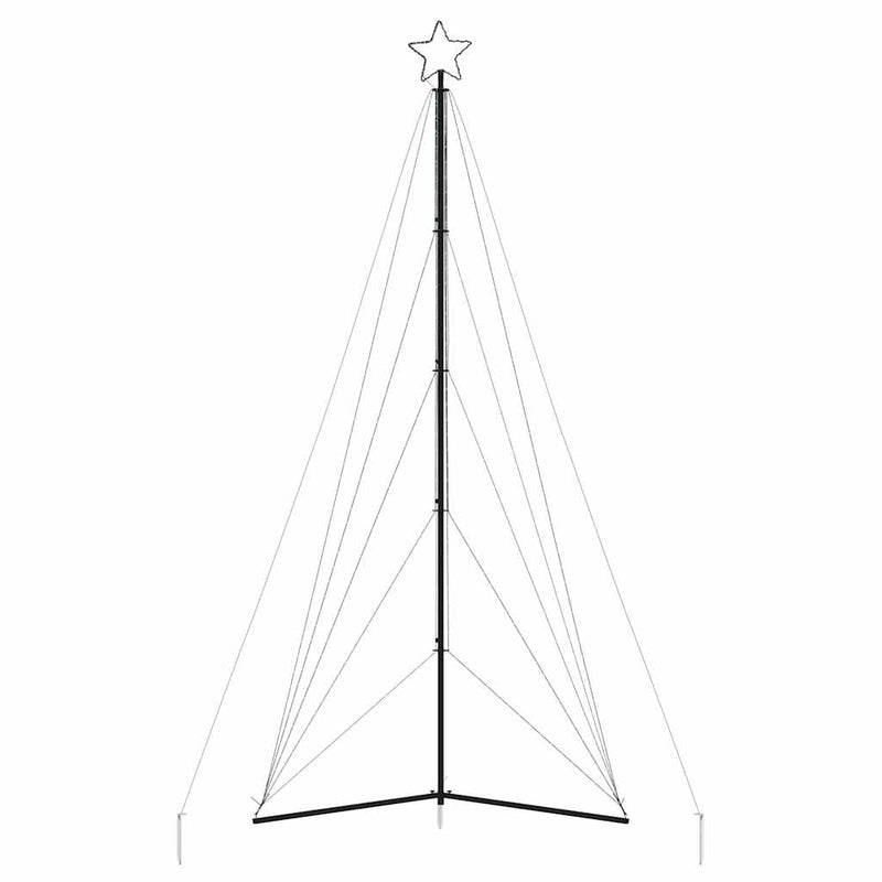 Christmas Tree Light 615 LEDs Cold White 404.5 cm Payday Deals
