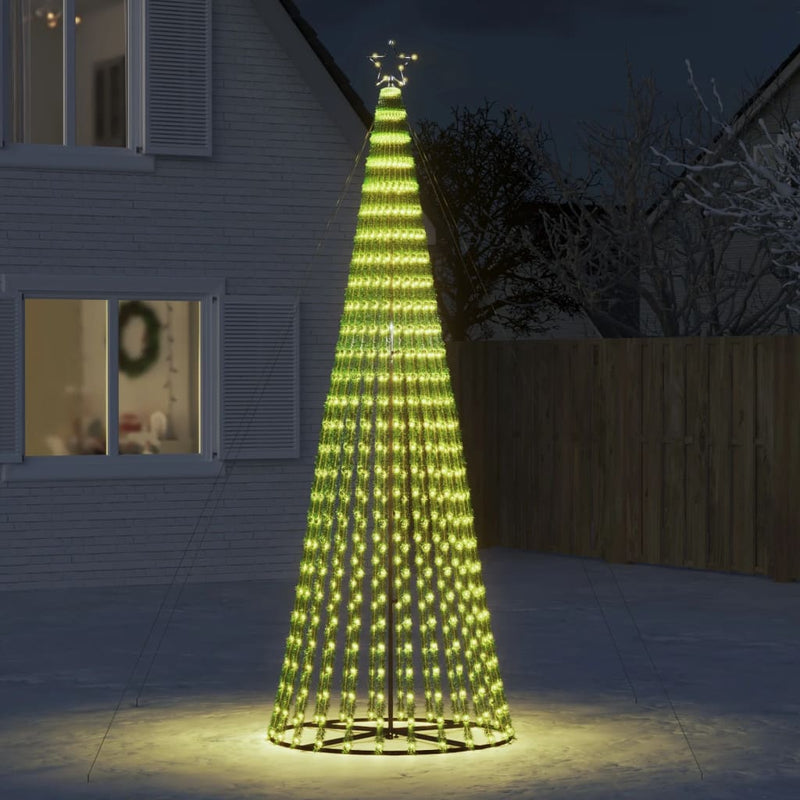 Christmas Tree Light Cone 688 LEDs Warm White 300 cm Payday Deals
