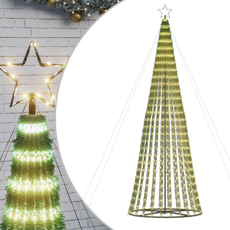 Christmas Tree Light Cone 688 LEDs Warm White 300 cm Payday Deals