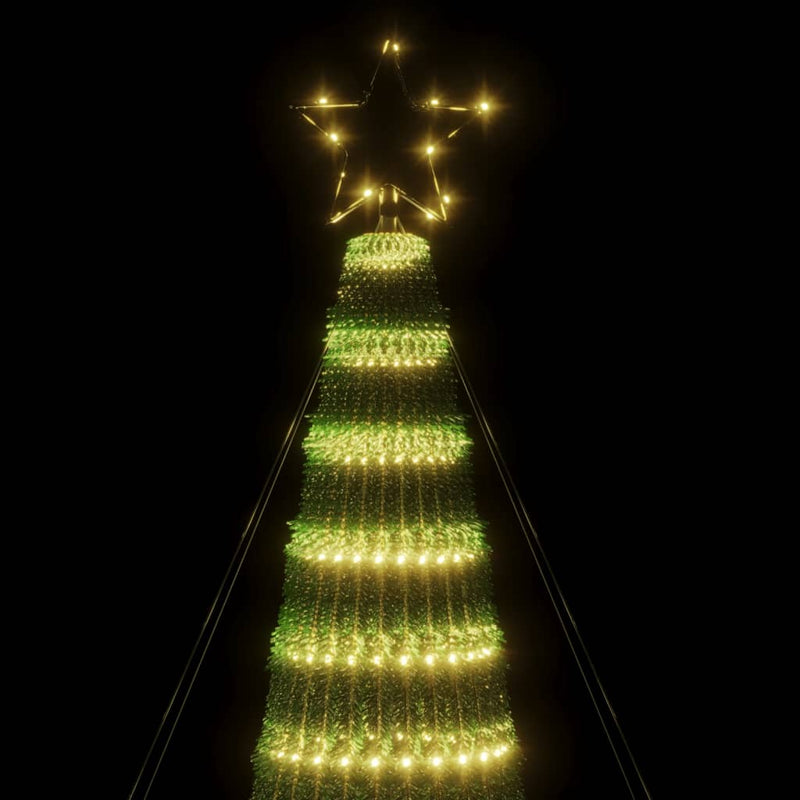 Christmas Tree Light Cone 688 LEDs Warm White 300 cm Payday Deals