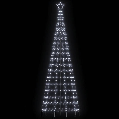 Christmas Tree Light with Spikes 570 LEDs Cold White 300 cm