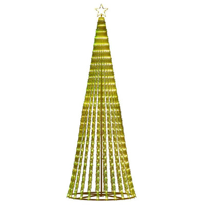 Christmas Tree Light with Spikes 570 LEDs Warm White 300 Sm Payday Deals