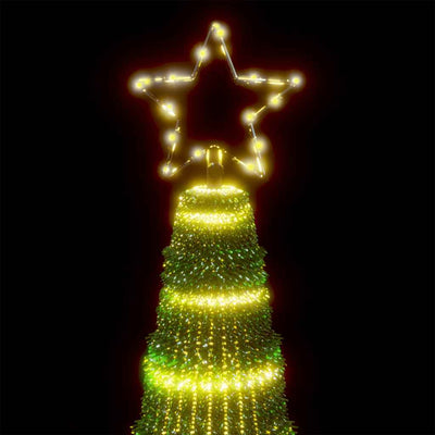 Christmas Tree Light with Spikes 570 LEDs Warm White 300 Sm Payday Deals