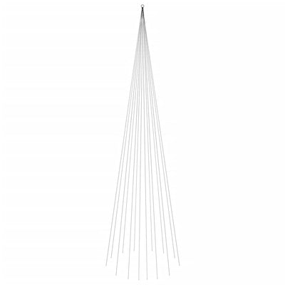 Christmas Tree on Flagpole Warm White 1134 LEDs 800 cm Payday Deals
