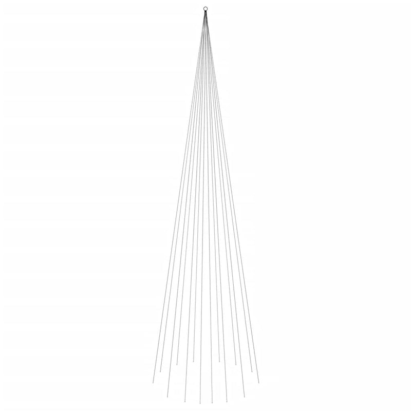 Christmas Tree on Flagpole Warm White 1134 LEDs 800 cm Payday Deals