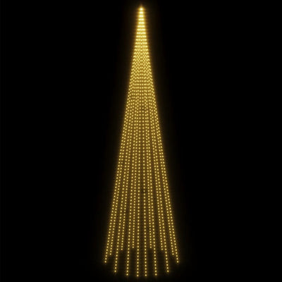 Christmas Tree on Flagpole Warm White 1134 LEDs 800 cm Payday Deals