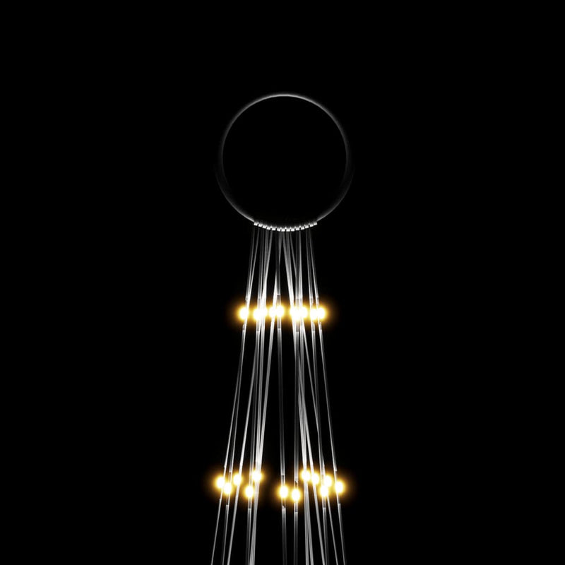 Christmas Tree on Flagpole Warm White 1134 LEDs 800 cm Payday Deals