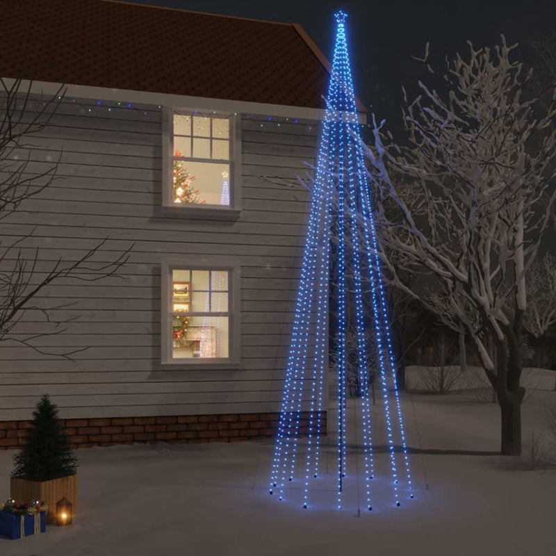 Christmas Tree with Spike Blue 1134 LEDs 800 cm Payday Deals