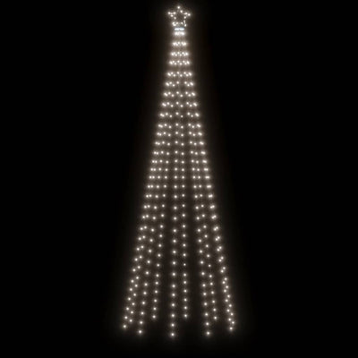 Christmas Tree with Spike Cold White 310 LEDs 300 cm Payday Deals