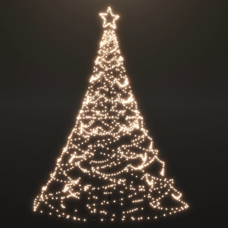 Christmas Tree with Spike Warm White 1400 LEDs 500 cm Payday Deals