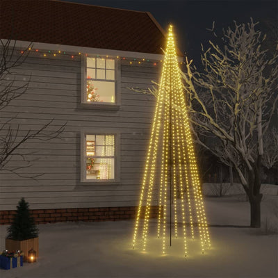 Christmas Tree with Spike Warm White 732 LEDs 500 cm Payday Deals