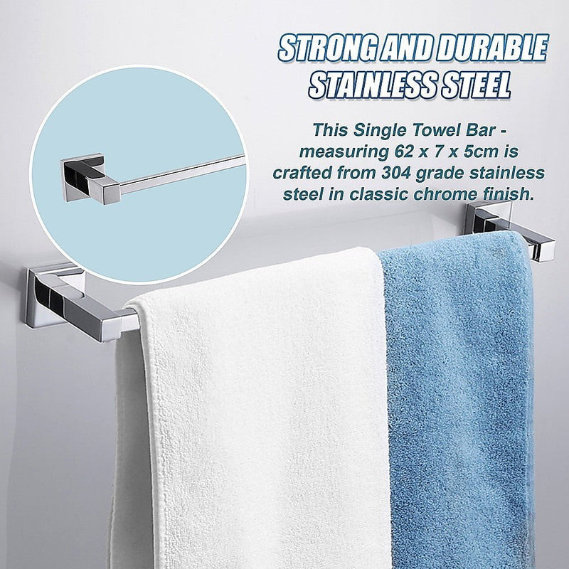 Classic Chrome Towel Bar Rail Bathroom Payday Deals