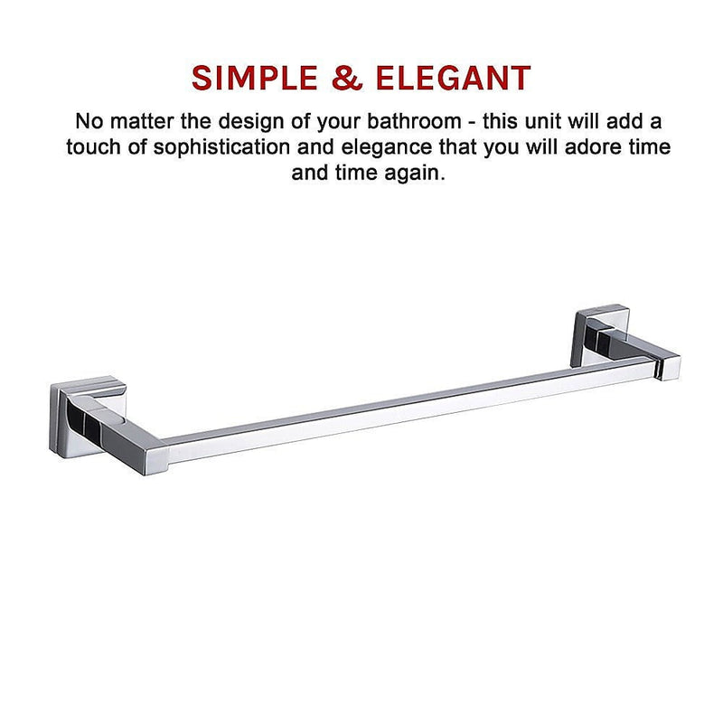 Classic Chrome Towel Bar Rail Bathroom Payday Deals