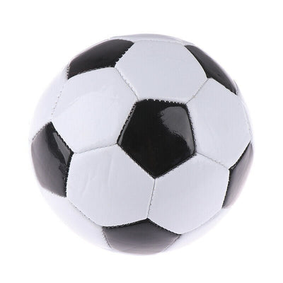 Classic Soccer Ball Football Training Standard Size 5 - Black/White