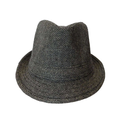 CLASSIC TRILBY HAT Fedora Felt Cap Costume Gangster - One Size Fits Most (58cm) Payday Deals