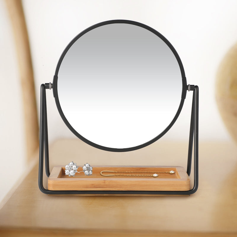 Clevinger Milan Bamboo Makeup, Vanity, and Beauty Mirror Payday Deals