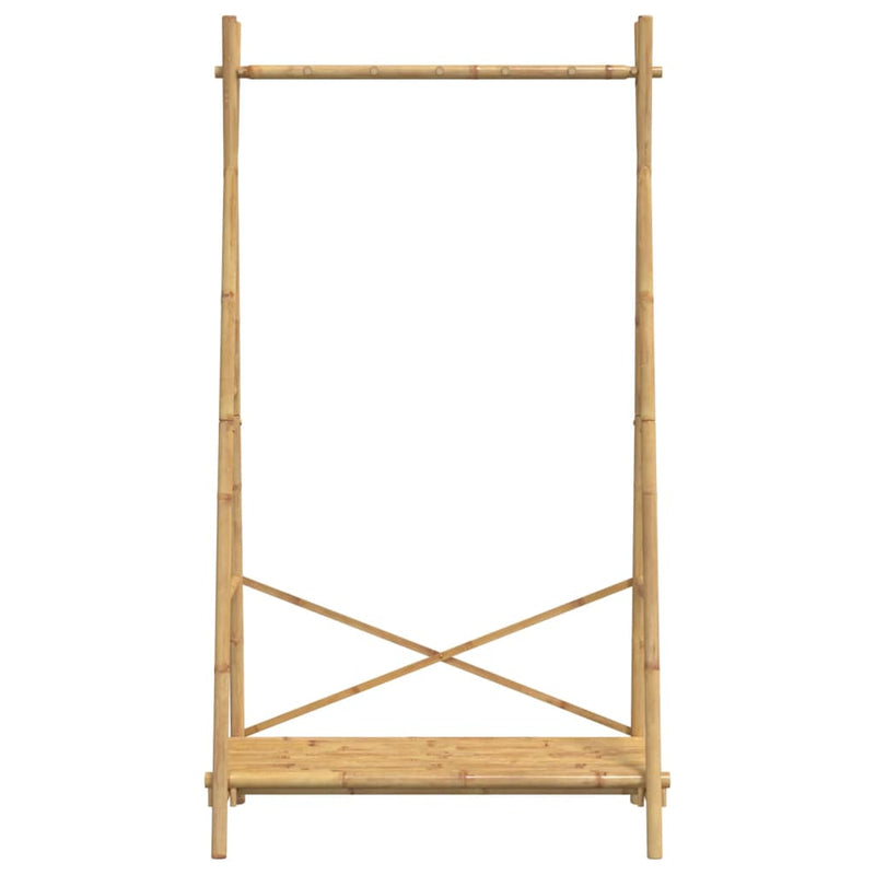 Clothes Rack with Shelf 102x50x190 cm Bamboo Payday Deals